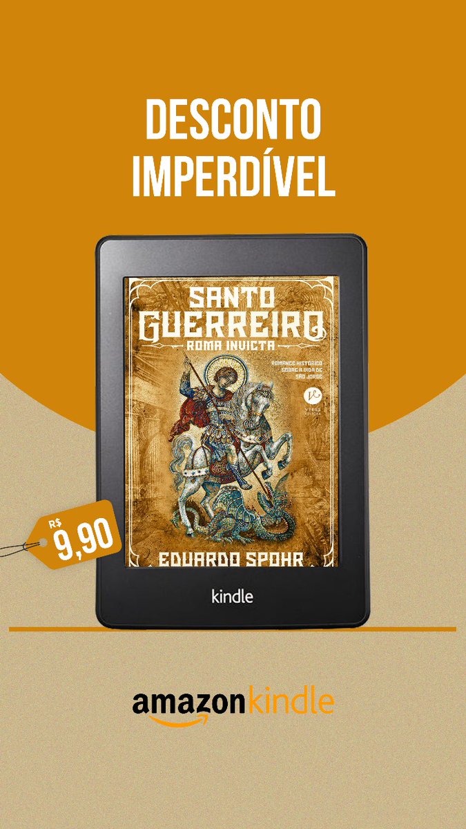 eduardospohr's tweet image. 🤑 Momento jabá absurdo. 😅

Rolando AGORA (termina amanhã) promoção dos dois primeiros livros da série Santo Guerreiro em ebook. R$ 9,90 cada. Pra quem usa Kindle, vale a pena. 🙂

▪️Roma Invicta: a.co/d/62PtuV7

▪️ Ventos do Norte: a.co/d/0Dd4XK5