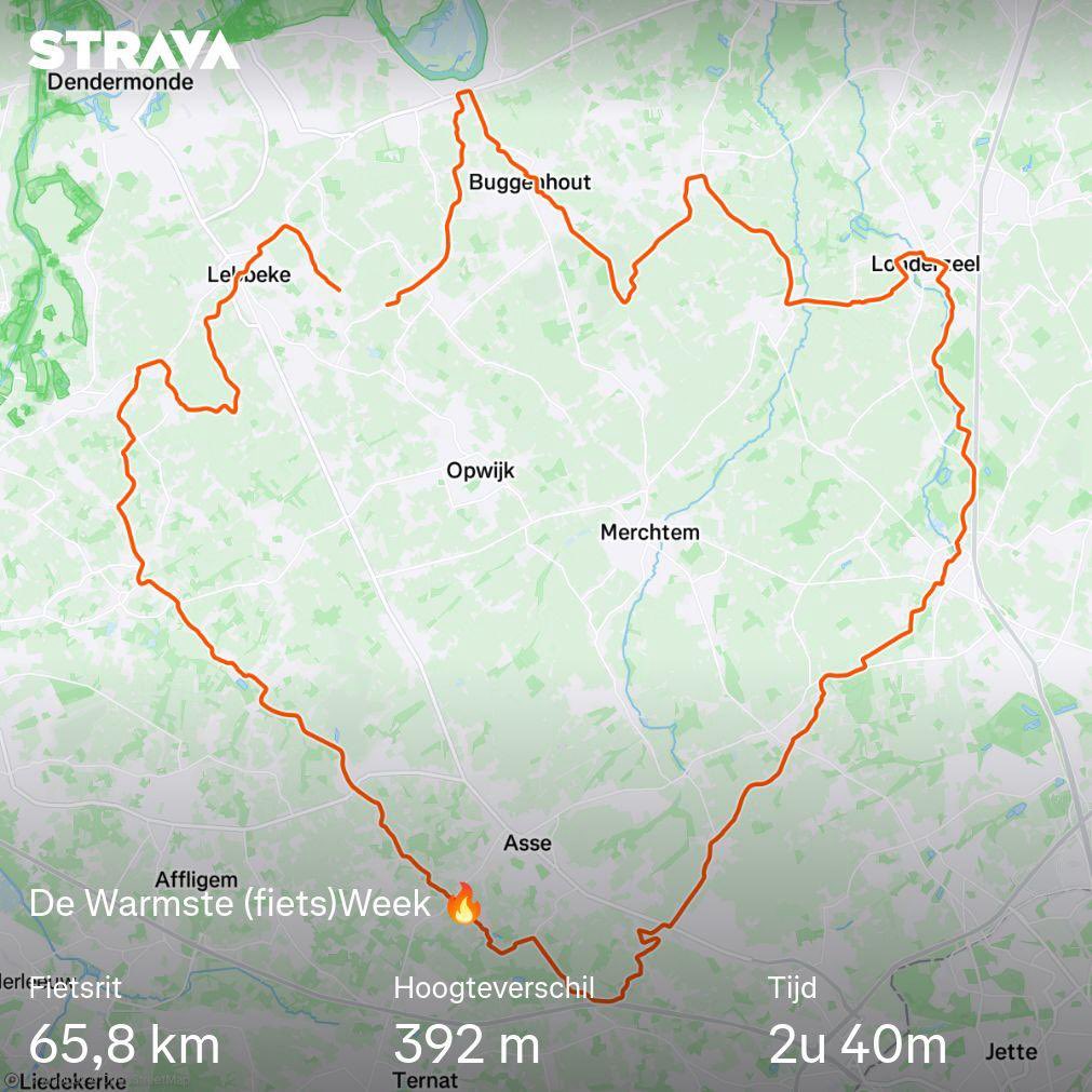 Geert De Vlieger (@devliegergeert) on Twitter photo That time of the year again…🔥
#DeWarmsteWeek ❤️
strava.app.link/4180GtKtsPb That time of the year again…🔥
#DeWarmsteWeek ❤️
strava.app.link/4180GtKtsPb