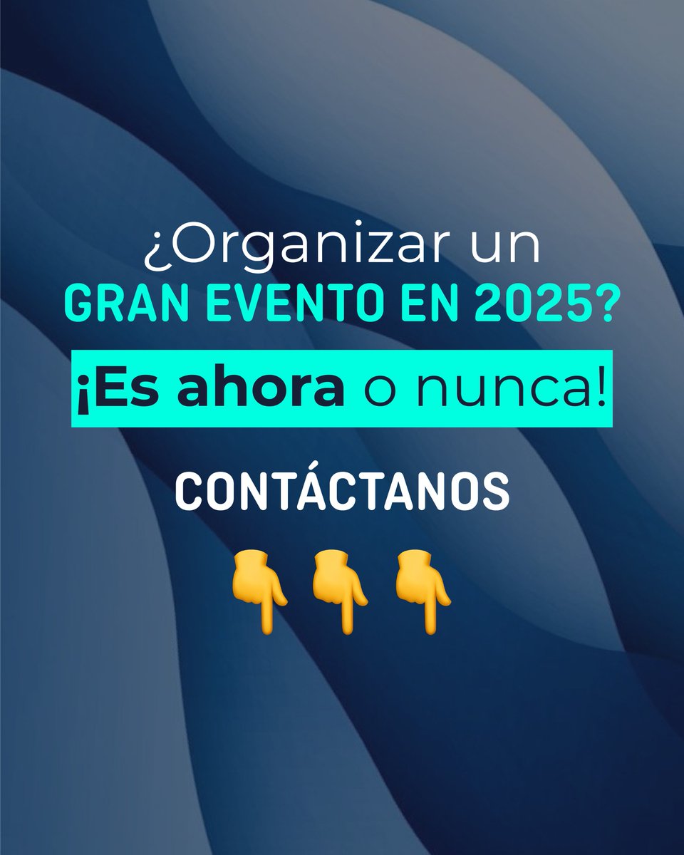 2025 parece lejos, pero el éxito se diseña desde hoy. 💡 Participar en eventos profesionales no solo amplía tus horizontes, también es la clave para hacer crecer tu negocio. 📈

🕒 No dejes que el reloj corra en tu contra. ¡Planifica ahora y lidera mañana!