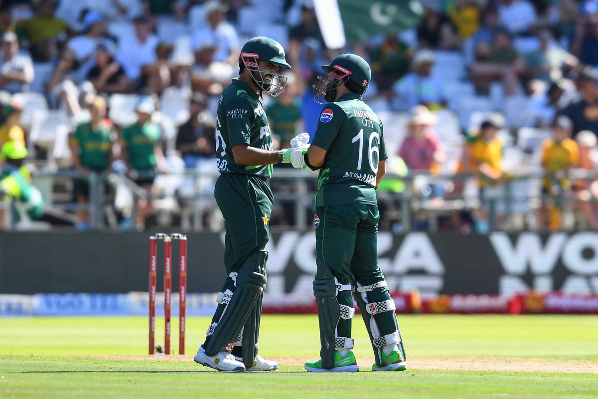 Babar Azam, Mohammad Rizwan and Kamran Ghulam step up with brilliant half-centuries to put Pakistan in command in the second ODI 💪 

📝 #SAvPAK: bit.ly/3P6dDws