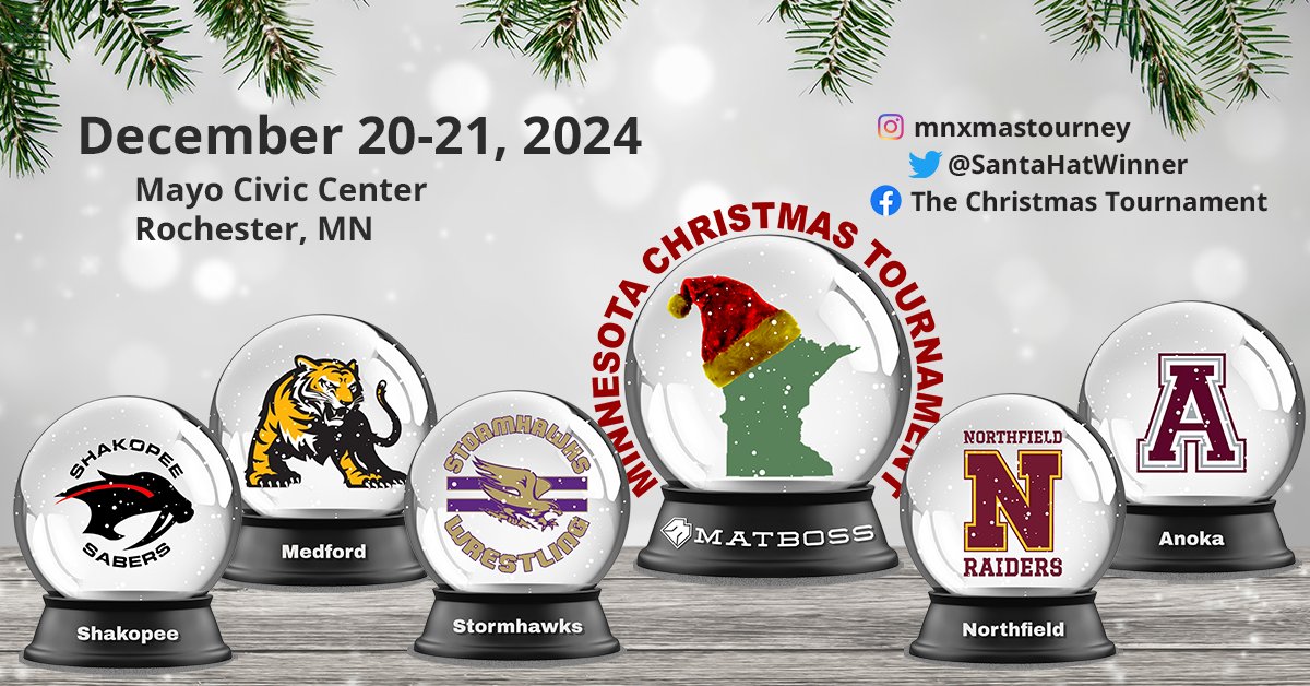 ChristmasTournament (@santahatwinner) on Twitter photo And rounding out the teams looking to be a 2024 #santahatwinner <a href="/anoka_wrestling/">Anoka Wrestling</a> <a href="/StormHawksWrest/">StormHawks Wrestling</a> <a href="/MedfordWrestlin/">Medford Wrestling</a> <a href="/NorthfieldWres1/">NorthfieldWrestling</a> <a href="/SaberWrestle/">Shakopee Wrestling</a> <a href="/matbossapp/">MatBoss</a> <a href="/GopherWC/">Gopher Wrestling Club</a> And rounding out the teams looking to be a 2024 #santahatwinner <a href="/anoka_wrestling/">Anoka Wrestling</a> <a href="/StormHawksWrest/">StormHawks Wrestling</a> <a href="/MedfordWrestlin/">Medford Wrestling</a> <a href="/NorthfieldWres1/">NorthfieldWrestling</a> <a href="/SaberWrestle/">Shakopee Wrestling</a> <a href="/matbossapp/">MatBoss</a> <a href="/GopherWC/">Gopher Wrestling Club</a>