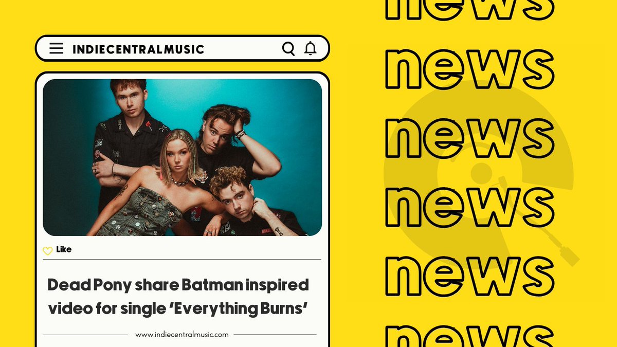 Glasgow’s finest punk rockers @DeadPonyBnad have released Batman inspired music video for new single ‘Everything Burns’.

buff.ly/4grj1q7