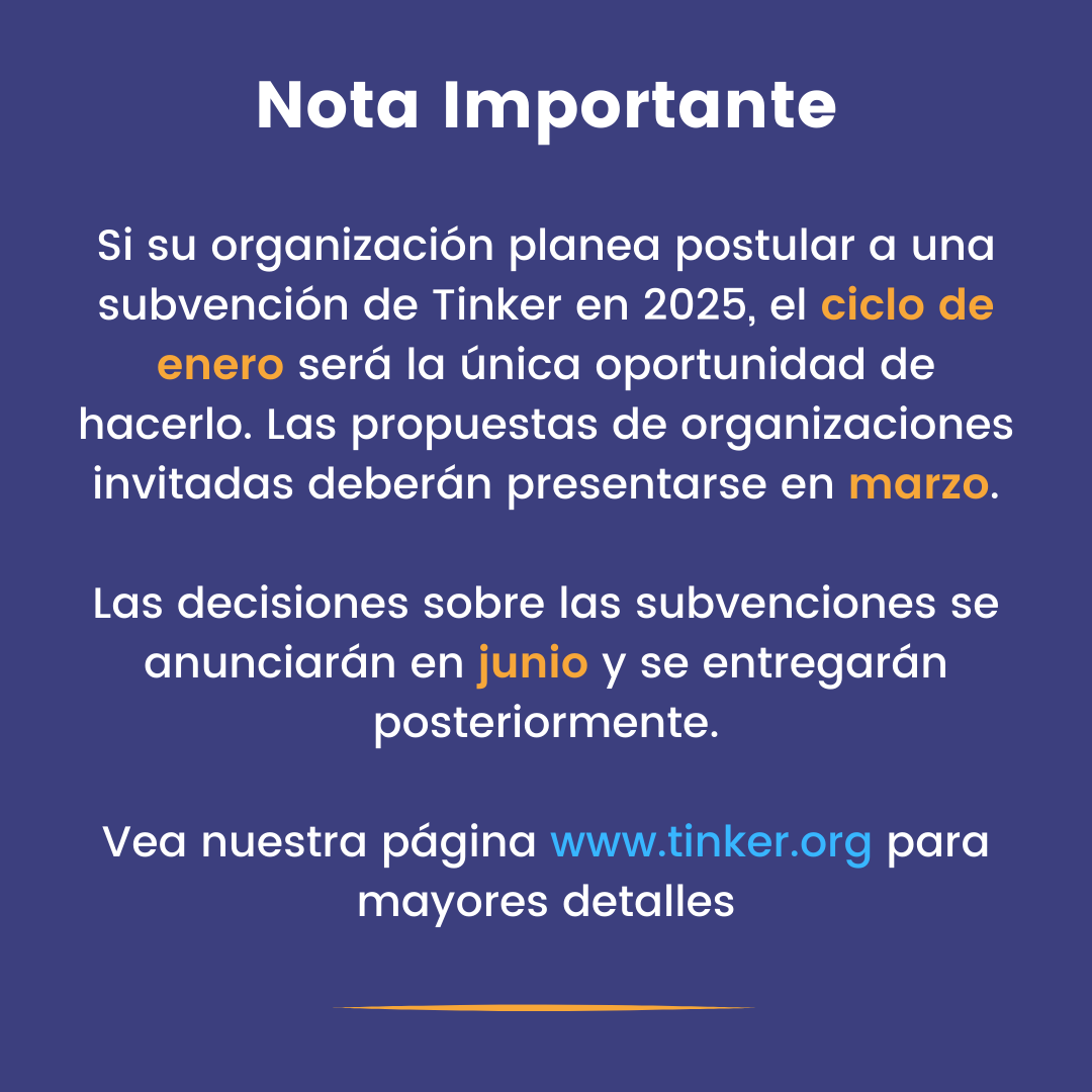 Tinker Foundation tweet media