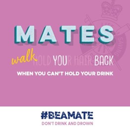 Blue watch have been at the River Dee providing water safety information. Supporting the Royal Life Saving Society campaign 'Don't Drink and Drown'.

Did you know, people 46% of accidental drownings involve alcohol and/or drugs in people aged between 18-25.

#BEAMATE #WATERSAFETY