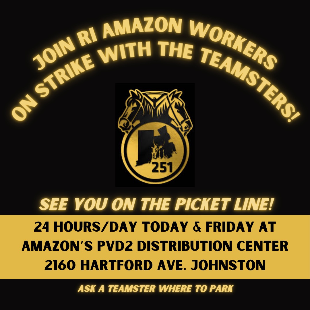 See you on the picket line! Solidarity with Amazon workers and <a href="/IBT251/">Teamsters Local 251</a>