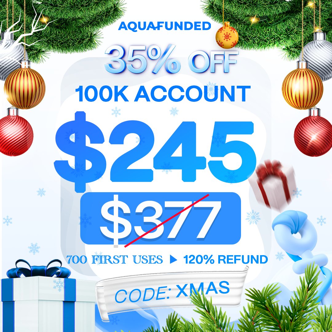 AquaFunded (@aquafunded) on Twitter photo $100k accounts just for $245
for a limited time only ⌛
get funded now at aquafunded.com $100k accounts just for $245
for a limited time only ⌛
get funded now at aquafunded.com