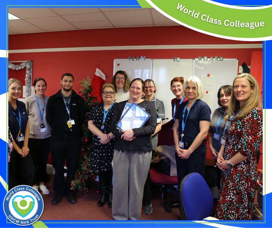 💙 Congratulations to our latest World Class Colleague Winners, Consultant Paediatrician, Dr Kim Neuling and Patient Flow Coordinator, Layla Jarvis.

Kim and Layla were nominated for showing compassion towards our patients and pride within their work.