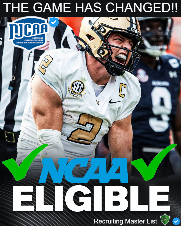 COURT RULINGS NOW ALLOW JUCO ATHLETES TO RETAIN THEIR ELIGIBILITY AFTER COMPETING AT THE JUCO LEVEL‼️‼️

THE JUCO ROUTE HAS NEVER BEEN SO APPEALING‼️

WE HAVE A  List of ALL JUCO Coaches! 👀
🔗tinyurl.com/RMLmon

#RecruitingMasterList #OpenDMs #HSATHLETES #RECRUITING