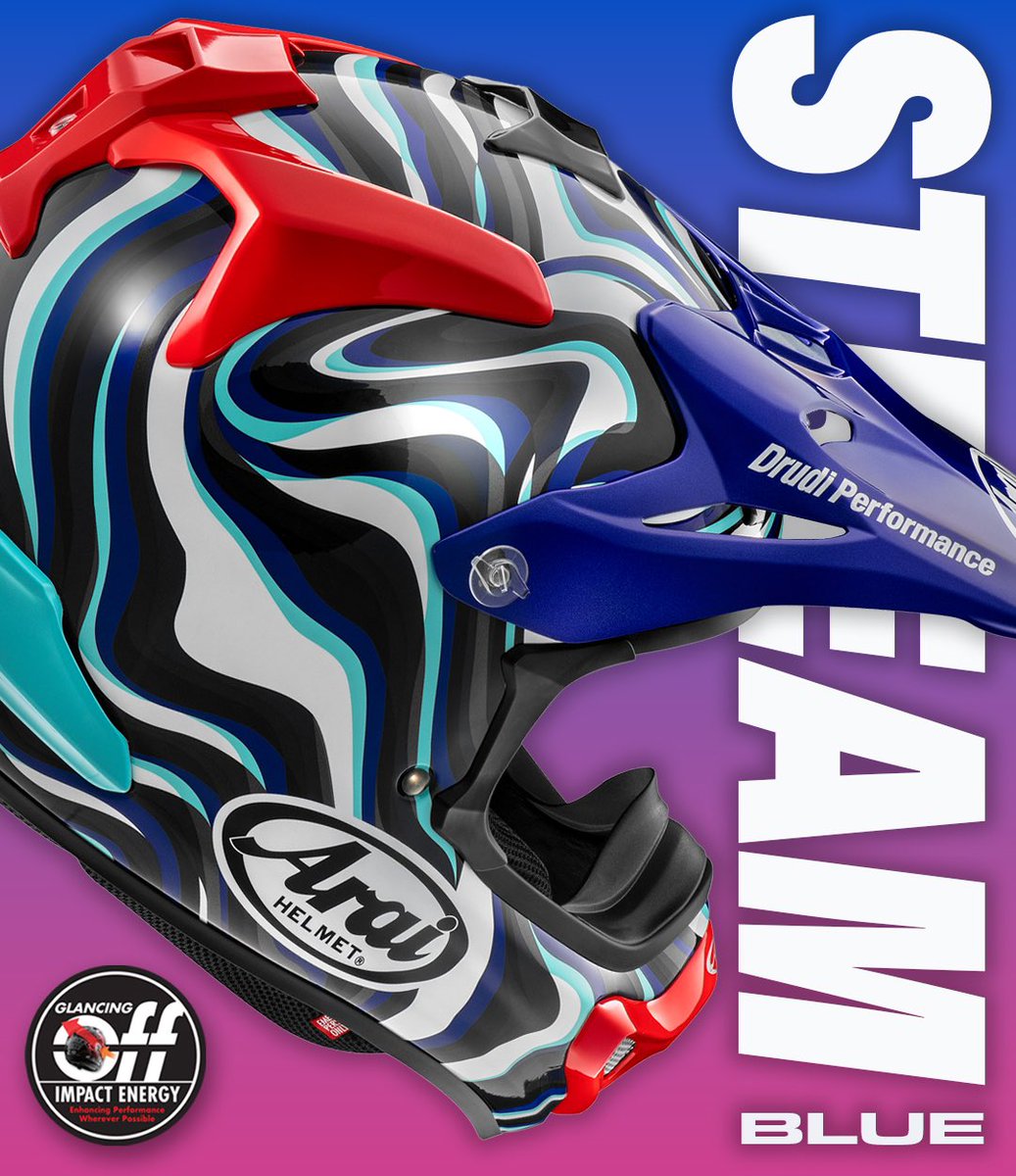 AraiAmericas's tweet photo. Arai Helmet Americas is pleased to present the crazy new Stream graphic by @drudiperformance on the exceptional Arai VX-PRO4!
Learn more at https://t.co/4scfyMcMpt
#Arai #AraiHelmet #VXPRO4 #PriorityforProtection #GlancingOff https://t.co/l2EhDn698k