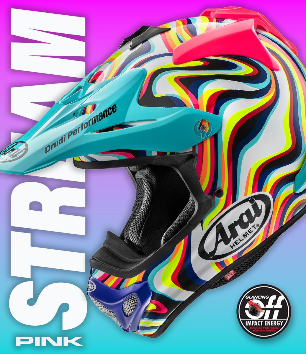 AraiAmericas's tweet photo. Arai Helmet Americas is pleased to present the crazy new Stream graphic by @drudiperformance on the exceptional Arai VX-PRO4!
Learn more at https://t.co/4scfyMcMpt
#Arai #AraiHelmet #VXPRO4 #PriorityforProtection #GlancingOff https://t.co/l2EhDn698k