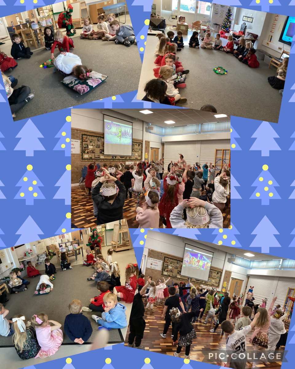 RM have been excited during Party Day today! The children have played lots of games such as Pass the Parcel, Musical Statues, Put the Carrot on the Snowman and more!…..