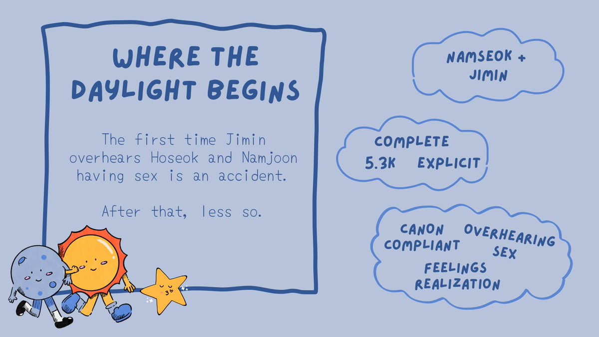 polynamseokfest's tweet image. 🌟 where the daylight begins 🌟

🌠 archiveofourown.org/works/61226329