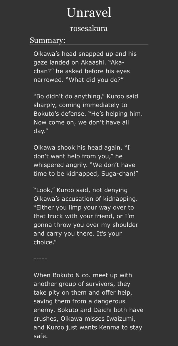 showsetter's tweet photo. i think everyone should read this at least once in their lifetime. basically y/a novel materials #ilorecs🎖 i love all characterizations and dynamics here, even more with the idea of setters staying close to each others during apocalypse…
https://t.co/LzMNypecvf https://t.co/IEMt8NxffB