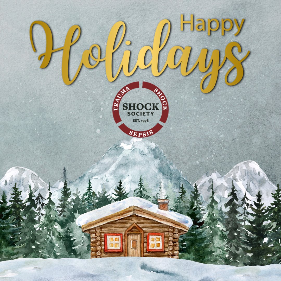 Season’s Greetings from the Shock Society! 🎄💙 We’re thankful for our community’s dedication to advancing shock, trauma, and sepsis care. May your holidays be filled with peace, joy, and gratitude. Here’s to another year of innovation and collaboration! ❄️✨ #HappyHolidays