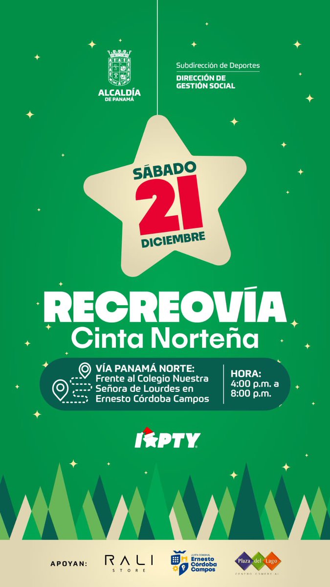 Actividades deportivas que no te puedes perder este fin de semana, invita <a href="/Panamaalcaldia/">Alcaldía de Panamá</a> a través de la Sub Dirección de Deportes de la Dirección de Gestión Social….