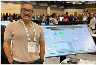 Congratulation's to doctoral student Naudy A. Portalatin-Miranda, AUD on his presentation at ASHA convention!
Click the link below to learn more! 
usf.edu/cbcs/news/2024…