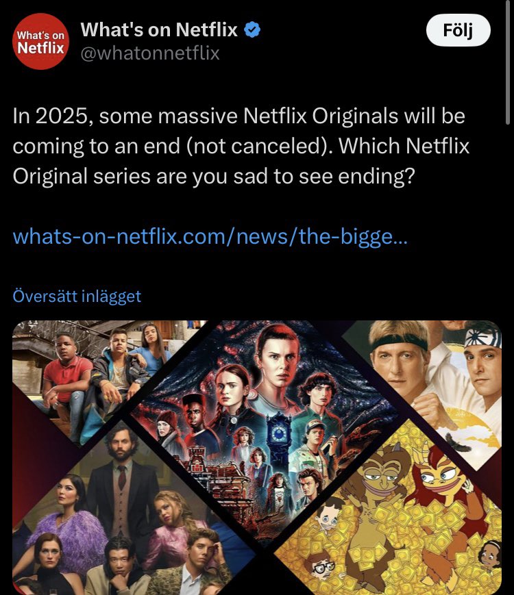 Screenshot because I don’t want to give this account any engagement, but (not canceled) is killing me

 #SaveShadowAndBone 
#SixOfCrowsSpinoff
#NotYetOnScreen
#CanceledByNetflix