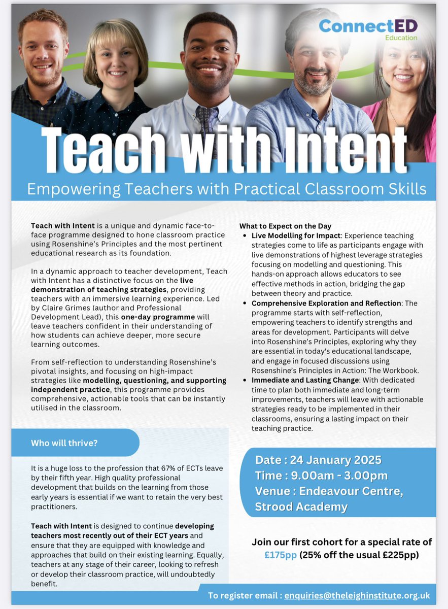 Claire Grimes (@csargeyg) on Twitter photo Kent-based teachers👀I am delighted to be launching a 1 day programme in January with <a href="/tg_tsh/">Thames Gateway TSH</a> +ConnectED Education. Ideal for post-ECTs, designed to bridge the gap between theory + practice. You will finish the day with actionable steps for ongoing development. All info below🤩 Kent-based teachers👀I am delighted to be launching a 1 day programme in January with <a href="/tg_tsh/">Thames Gateway TSH</a> +ConnectED Education. Ideal for post-ECTs, designed to bridge the gap between theory + practice. You will finish the day with actionable steps for ongoing development. All info below🤩