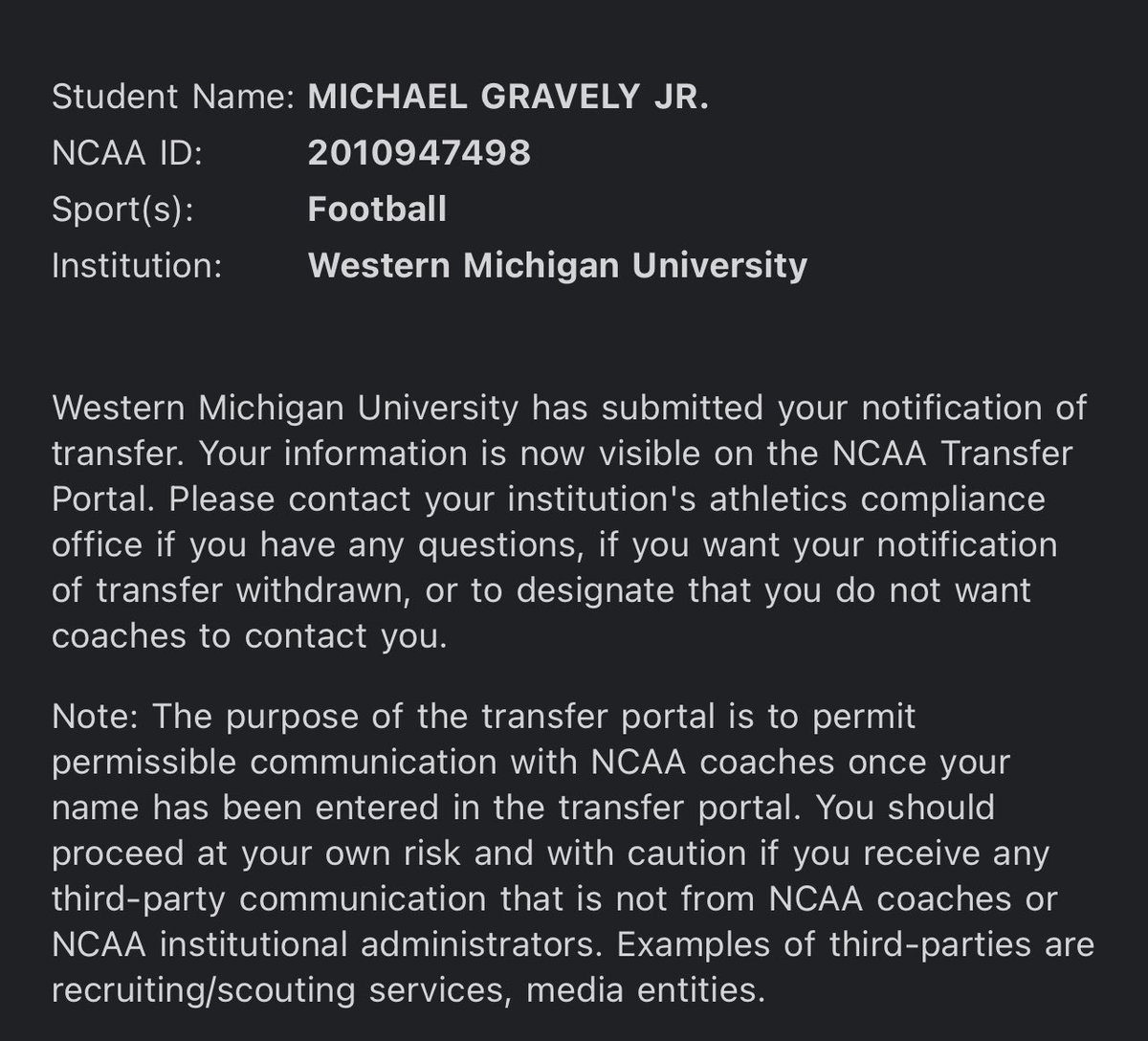 Michael Gravely Jr. ✞ tweet media