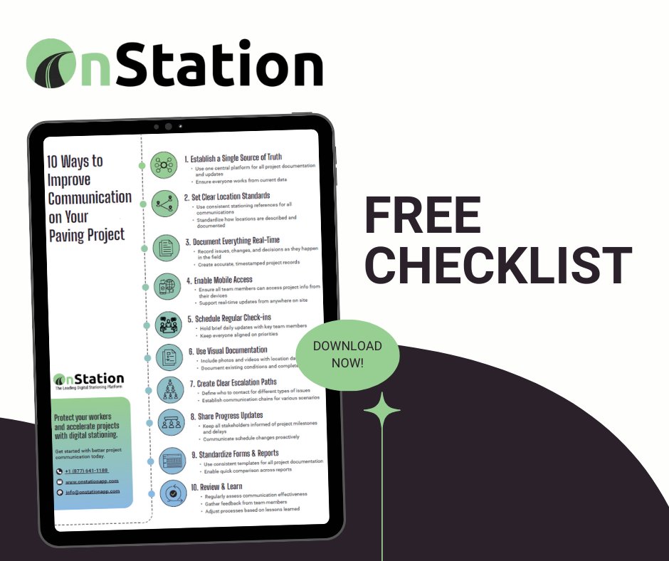 Why do road construction projects go over budget? Often, it comes down to communication breakdowns. Stop playing phone tag with your crew. Download our free checklist and start building better communication habits today. 
hubs.li/Q0306cNT0