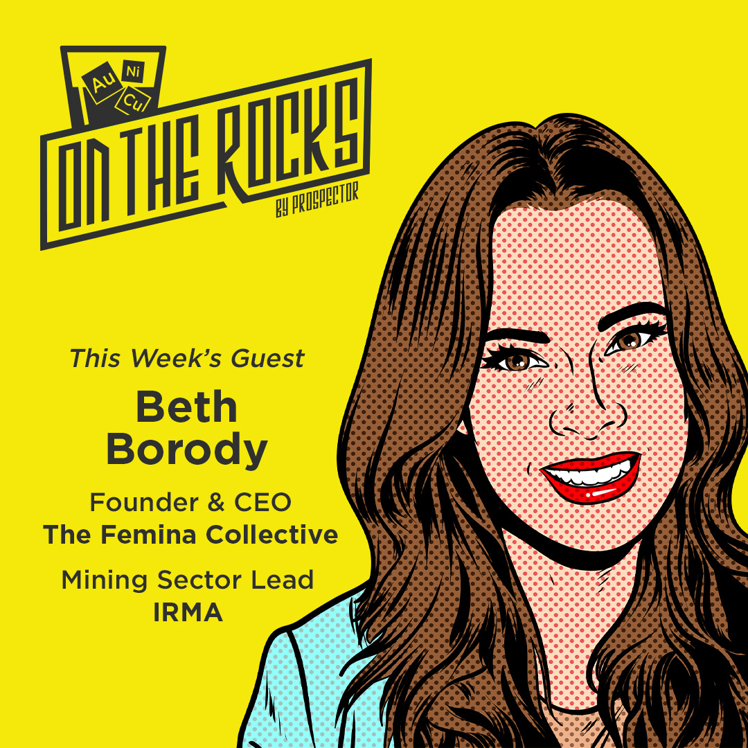 Prospector (@prospectorai) on Twitter photo π¨ NEW EPISODE! This week on On the Rocks, we chat with Beth Borody (Femina Collective, <a href="/IRMA_mining/">Initiative for Responsible Mining Assurance</a> ) as she shares how an informal Zoom call in 2020 led to a movement transforming the #mining industry! πhubs.la/Q030bXWT0
#MiningInvestment #MiningFuturist π¨ NEW EPISODE! This week on On the Rocks, we chat with Beth Borody (Femina Collective, <a href="/IRMA_mining/">Initiative for Responsible Mining Assurance</a> ) as she shares how an informal Zoom call in 2020 led to a movement transforming the #mining industry! πhubs.la/Q030bXWT0
#MiningInvestment #MiningFuturist