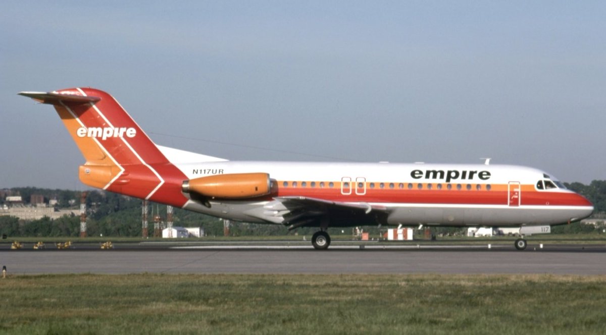 AvGeek71's tweet image. This March, 1982 route map is from Empire Airlines. Piedmont acquired the airline in 1985. #avgeek #avgeeks #airline #airlines #travel