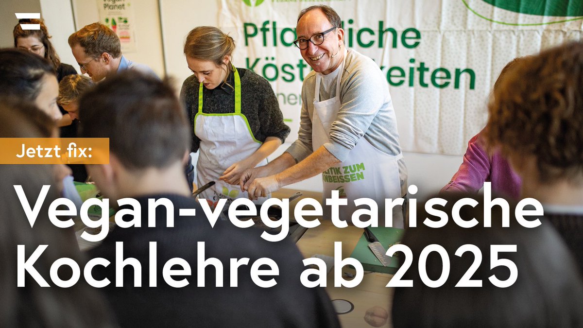 johannes_rauch's tweet photo. Wir haben es geschafft! Ab 2025 gibt es in Österreich eine vegan-vegetarische Kochlehre. Mit dieser Ausbildung wird Österreich international zum Vorbild. Die Verordnung trat gestern in Kraft. https://t.co/3mKD8E2qxI