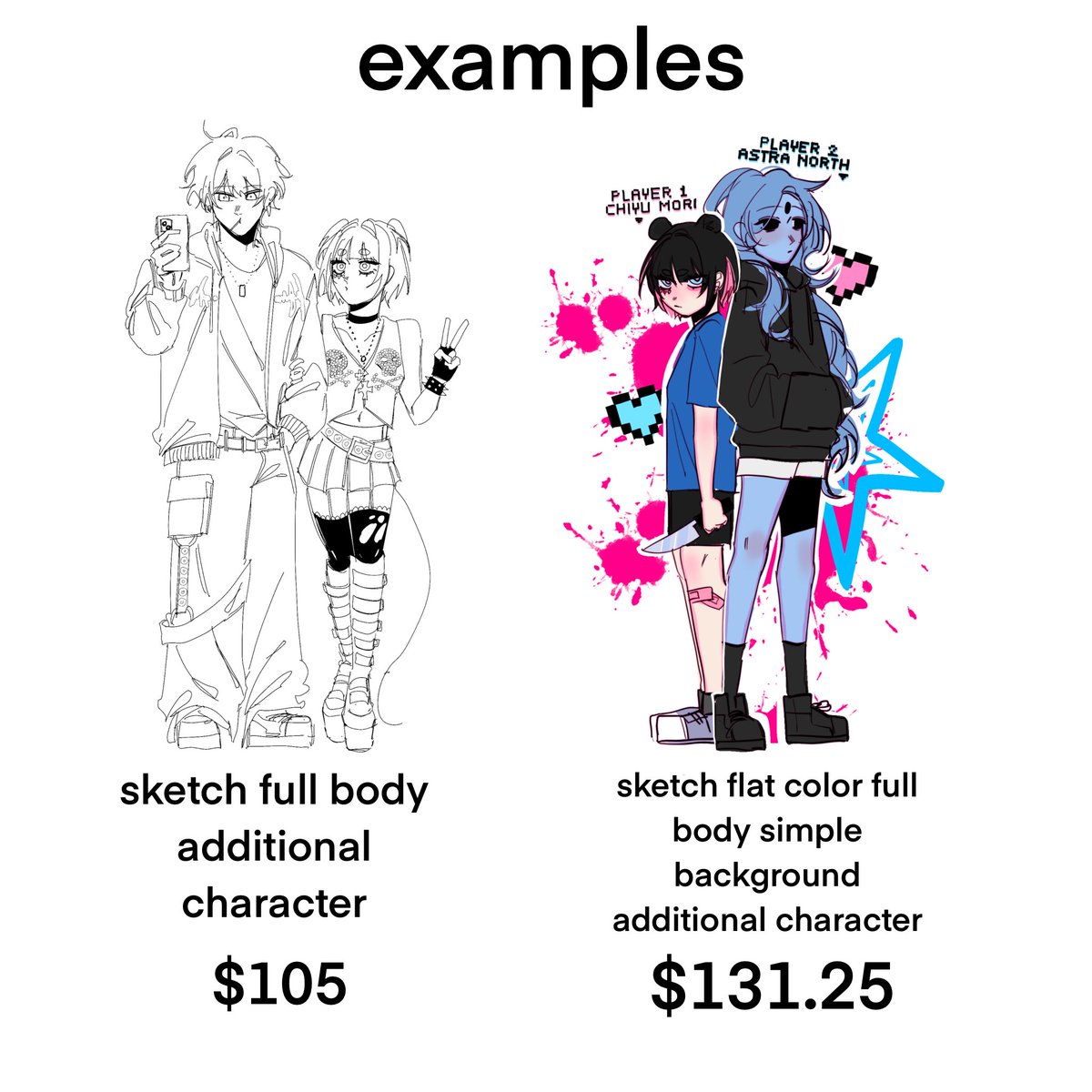 nabeeblu's tweet photo. my commissions are open !! dm to claim a slot 🩷💙 https://t.co/5jQl7AEgaV
