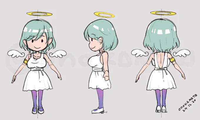 3面図、とりあえずこんな感じでどうかな。 
