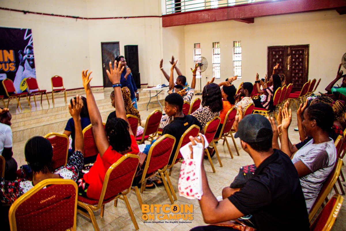 ipayBTCapp's tweet photo. Empowering the next generation with Bitcoin knowledge. The Bitcoin Campus Tour is changing the way students see money. #BitcoinOnCampus #BitcoinSimplified. https://t.co/q7M4QaI3MS