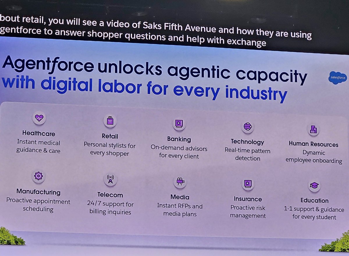 Looking forward to professional membership-based organizations being part of this list #AgentforceTour  <a href="/salesforce/">Salesforce</a> #eventprofs #dataprofs