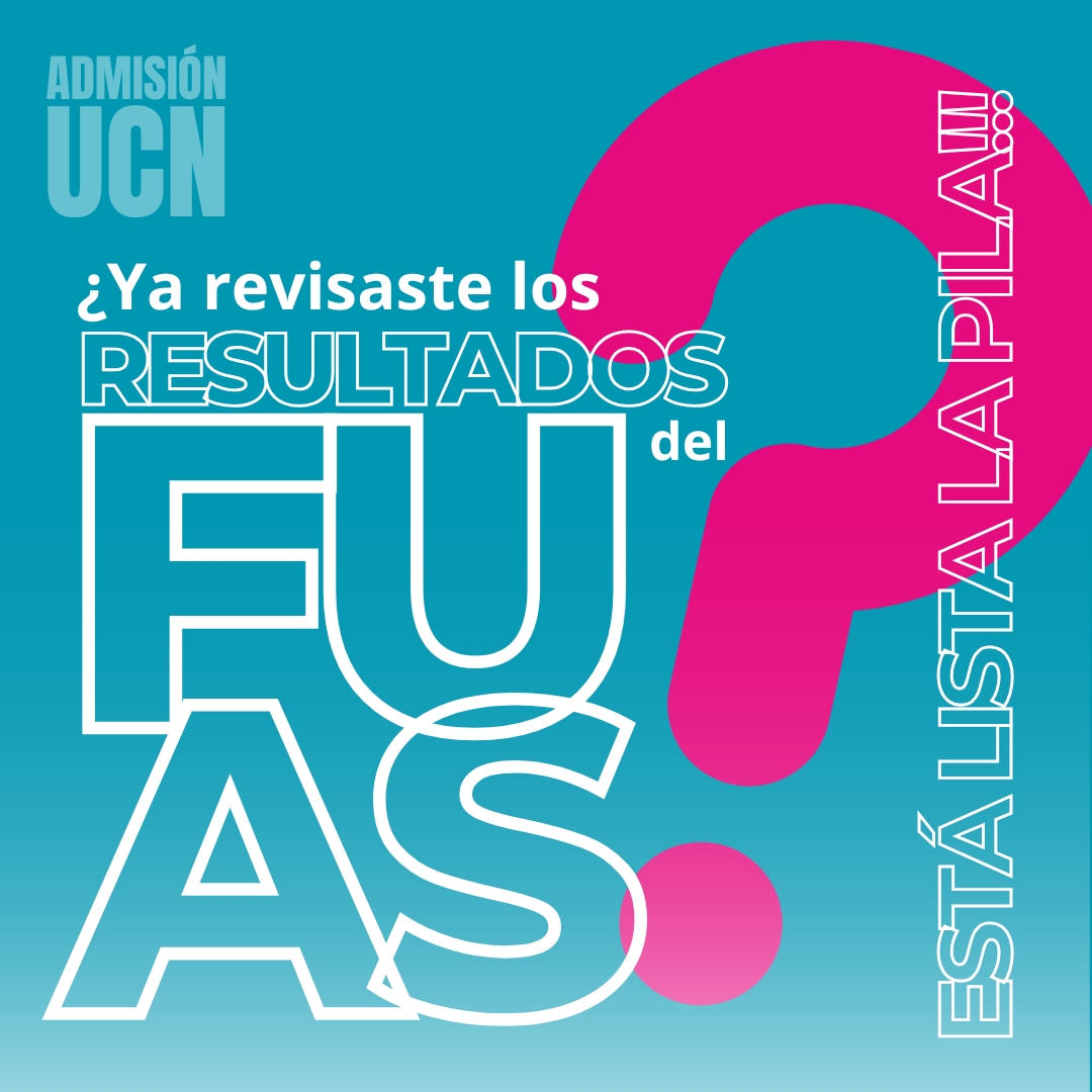 UCN_Coquimbo's tweet photo. 🔗 Consulta los resultados y asegúrate de seguir cada paso para aprovechar al máximo esta oportunidad. 

Revisa los resultados en:
https://t.co/N2g1IAXDjm

Conoce la oferta académica de la UCN en https://t.co/nb4ZS5HJ3S

#admisionucn #ucn #admision2025 #abretumundo #mevoyalaucn https://t.co/ONvrwArH9R