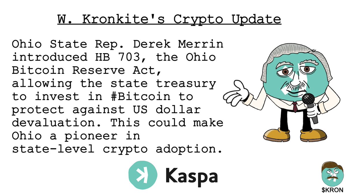 DAG_Punk's tweet photo. KRON tips his hat to Ohio—leading the charge toward financial independence with Bitcoin. Decentralization starts here! #OhioCrypto #KRC20 🌟 https://t.co/UziH75F98c