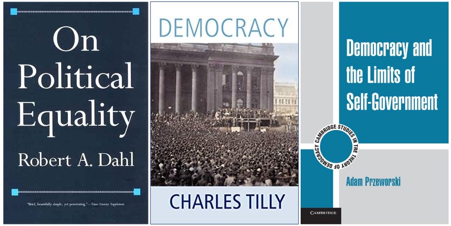 𝗗𝗲𝗺𝗼𝗰𝗿𝗮𝗰𝘆 &amp; 𝗜𝗻𝗲𝗾𝘂𝗮𝗹𝗶𝘁𝘆. Can democracy function well when economic inequality goes unchecked? Three theorists raise concerns about the influence of material inequality &amp; stress the need to consider democracy in relation to the socioeconomic context.

🧵 w/quotes