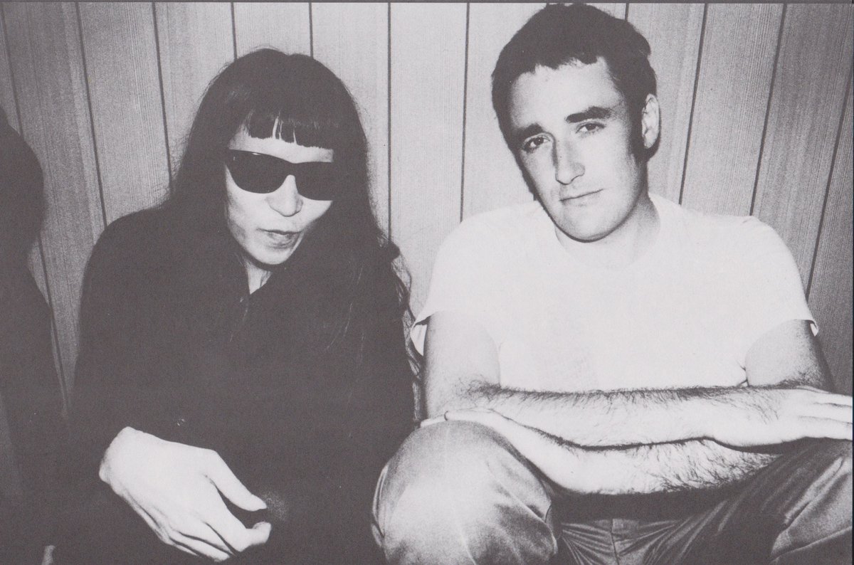 Ultra rare pic of Keiji Haino (Fushitsusha) and Fred Frith (Henry Cow) chilling back stage in 1982. Photo by Gin Sato, scanned by me.