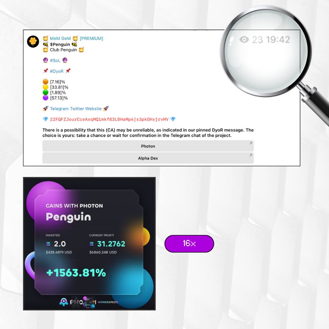 MeM_GeM_CaLLs's tweet photo. A Strong Result Worth the Wait! ⭐️

Yesterday’s CALLS from our AI BEE delivered an incredible 1563%. This is yet another proof that patience and the right approach pay off.

We’re reporting honestly and getting ready for new heights. Let’s keep flying! 🐝

Go to the bot and activate your free 1 hour now! 🚀

Invite your friends and earn a 40% referral bonus. The offer is valid until December 31, 2024. Don’t miss out! 💎
