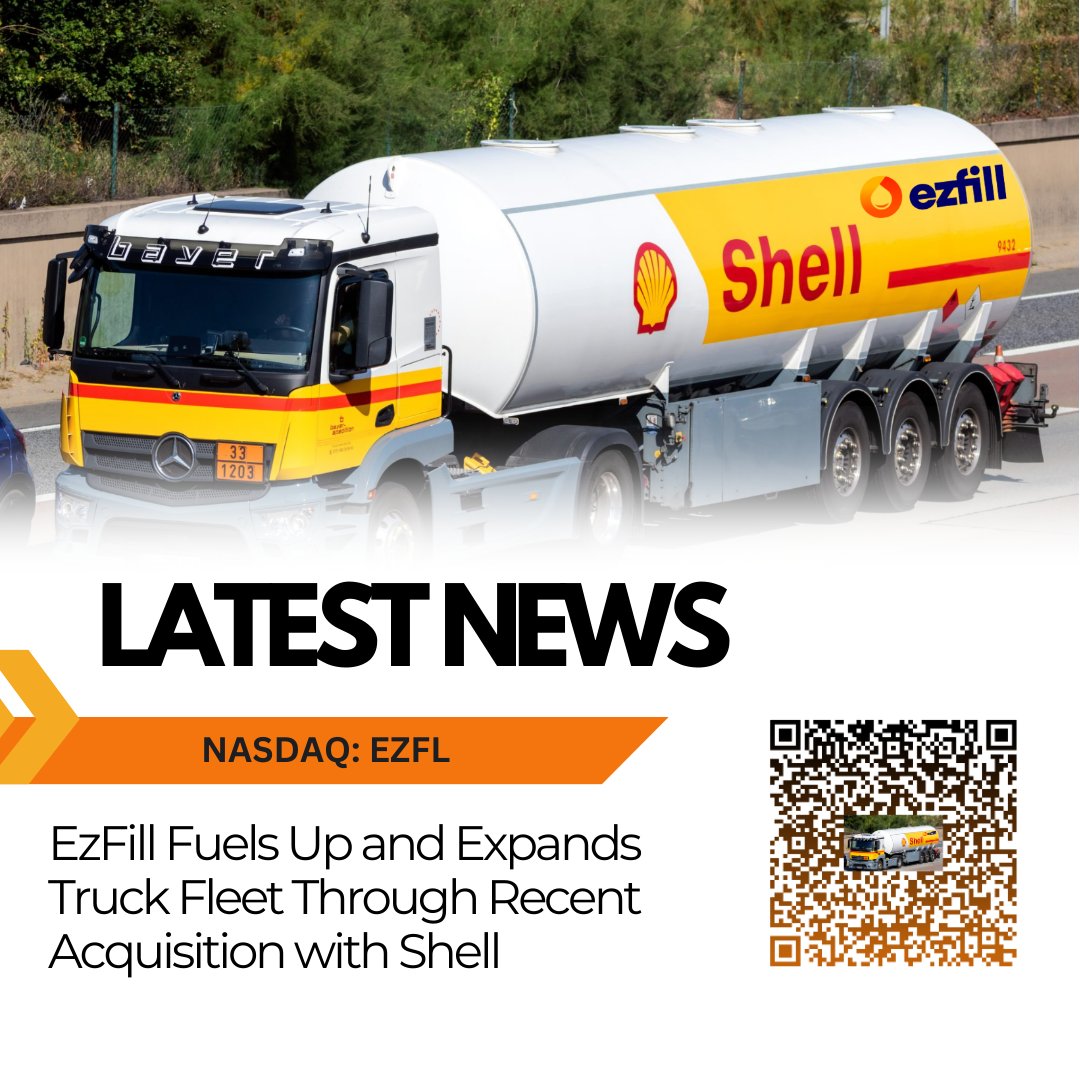 prism_mediawire's tweet image. $EZFL EzFill Fuels Up and Expands Truck Fleet Through Recent Acquisition with Shell - featured on @PrismMarketView prismmarketview.com/ezfill-fuels-u… #PRISMMarketView #PRISMMediaWire #PRISMDigitalMedia