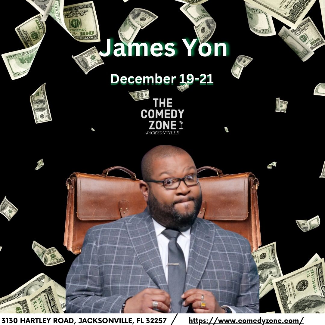 Breaking News:
Don't Miss Out! Use code: HOHOHO and be one of the first 50 to get James Yon show tickets for Thursday or Friday at 7:15 or 9:45!!!

You can purchase tickets here: 
comedyzone.com/events/103046