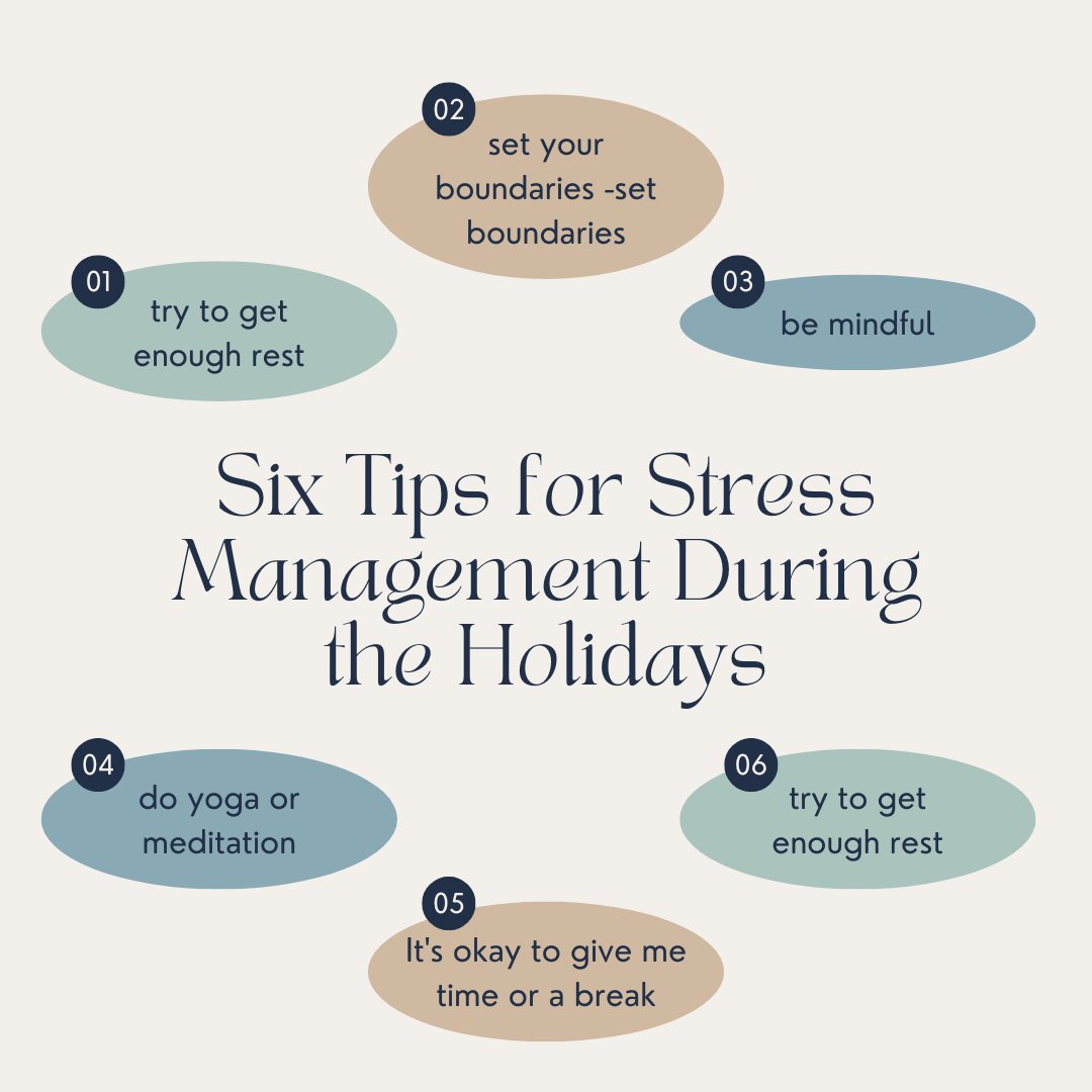 The holidays can be stressful, so remember to take time for yourself! Set boundaries, practice self-care, stay active, and focus on what truly matters to enjoy the season fully.