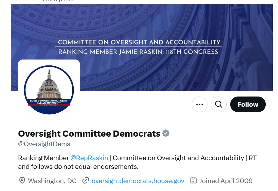 The House Committee on Oversight and Accountability, the main investigative committee of the United States House of Representatives, has become so partisan that they've essentially rendered themselves null.

They are a bipartisan committee, and yet if you google, you find the