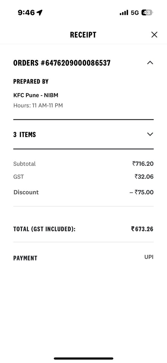TufelRT's tweet photo. @KFC_India 

Hello KFC. Please don't make promises when you can't keep it. I have been waiting from last 20-25 mins still they are preparing order when I about 7 min express pick up they say that it no longer applicable but still they are advertising on store https://t.co/Aq4iSRjFuR