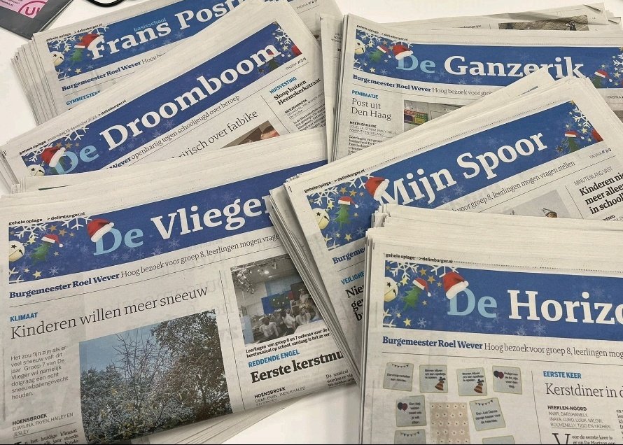 Hoppa! Klasse, scholen, docenten en kinderen! Buiging voor <a href="/MoniqueParren/">Monique Parren</a> en Tom Janssen <a href="/delimburger/">De Limburger</a>. #krant #KrantvandeBuurvrouw