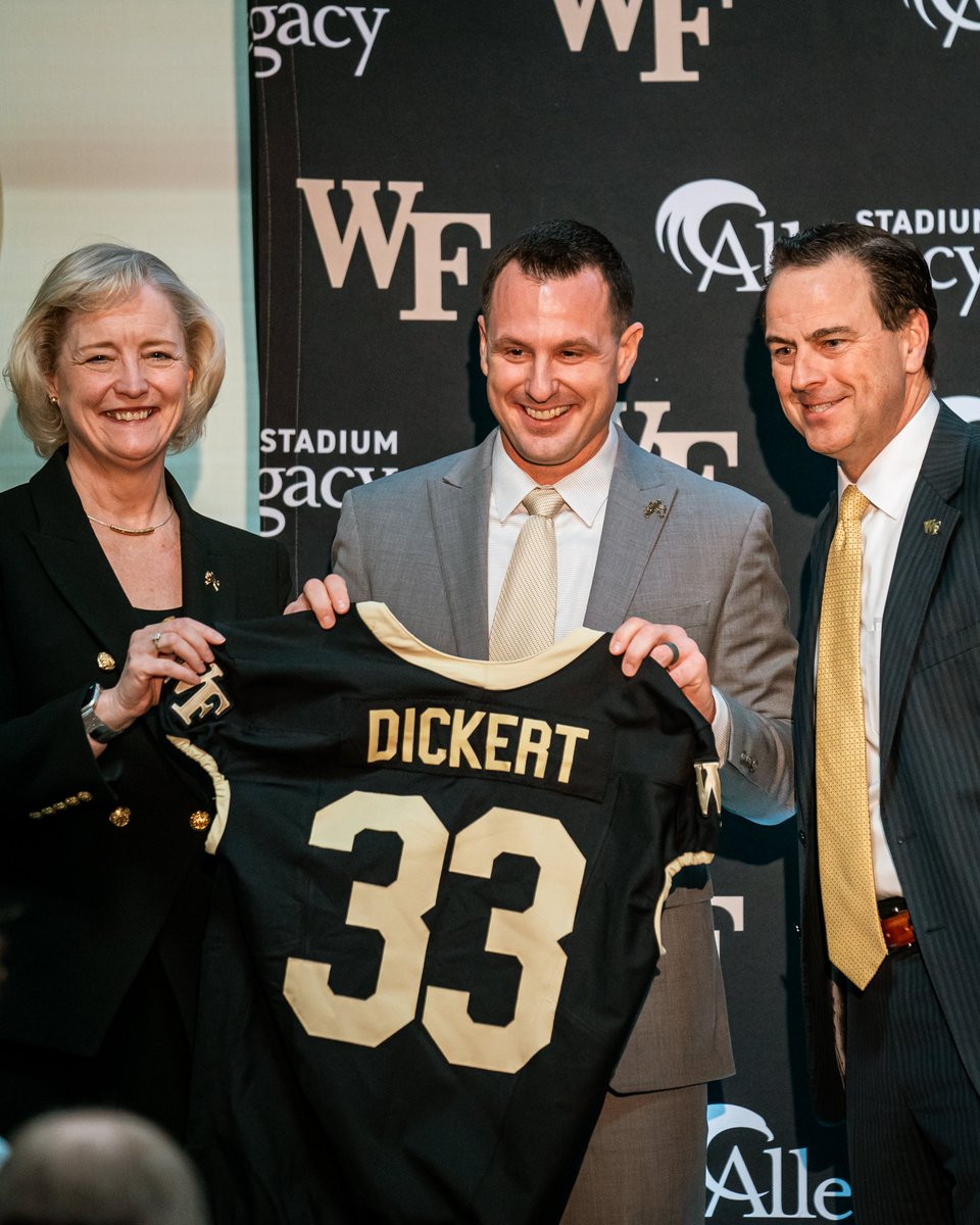 The 33rd Head Coach of the Wake Forest Demon Deacons 🎩