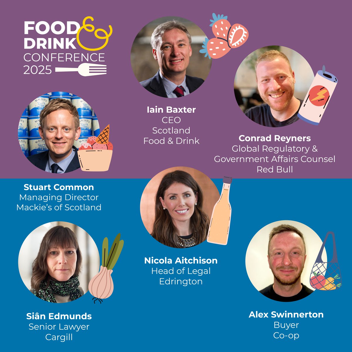 📢 There's still time to register for Brodies Food &amp; Drink Conference on 16 January in Edinburgh 🍴 

This year's speaker line-up includes @scotfooddrink, <a href="/redbull/">Red Bull</a>, <a href="/mackiesscotland/">Mackie's Of Scotland</a>, <a href="/edringtoncomms/">Edrington</a>, <a href="/coopuk/">Co-op</a> and <a href="/Cargill/">Cargill</a> 🌟

➡️ Register for free: brodi.es/2FaWYYk

#BFDC25