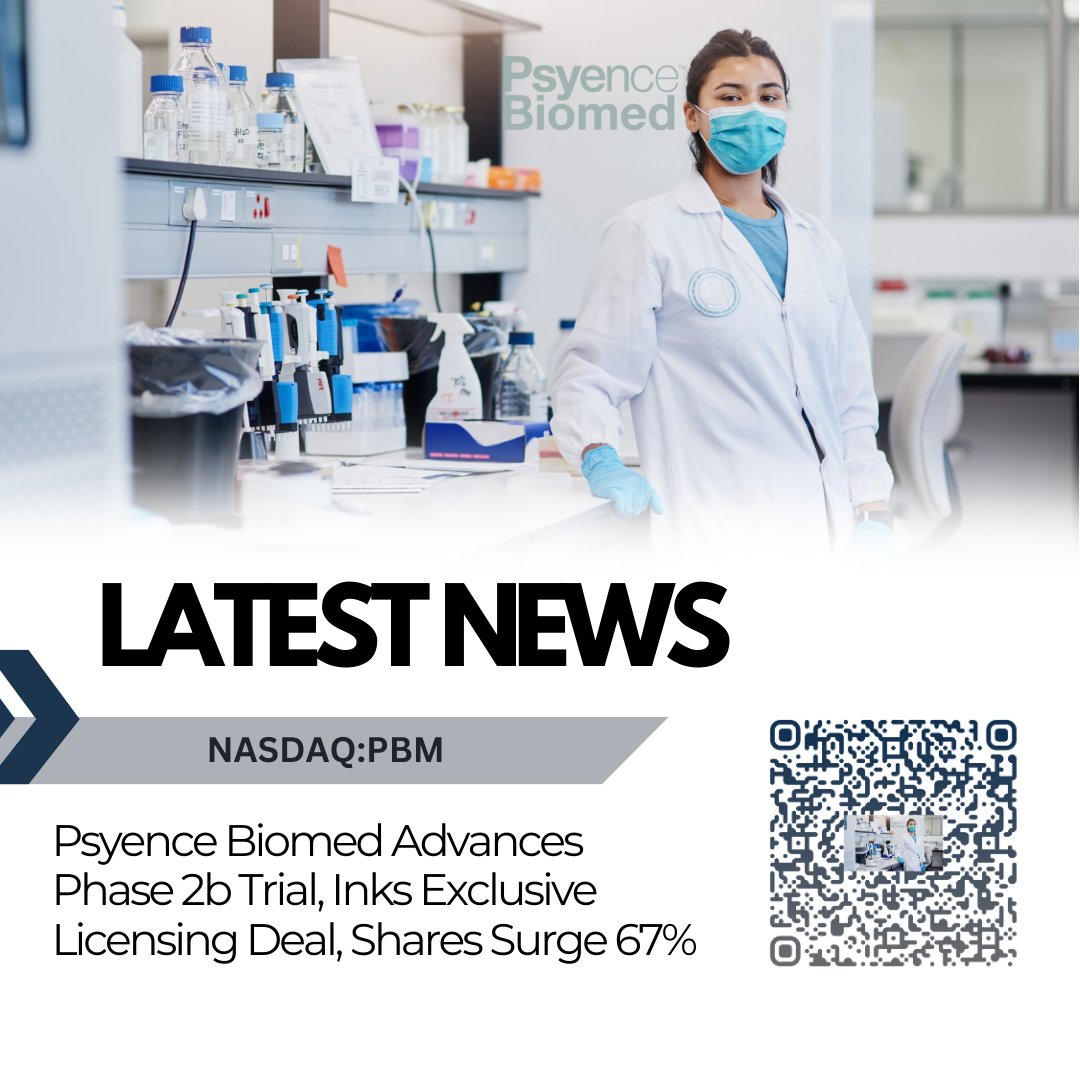 prism_mediawire's tweet image. $PBM Psyence Biomed Advances Phase 2b Trial, Inks Exclusive Licensing Deal, Shares Surge 67% - featured on @PrismMarketView prismmarketview.com/psyence-biomed… #PRISMMarketView #PRISMMediaWire #PRISMDigitalMedia