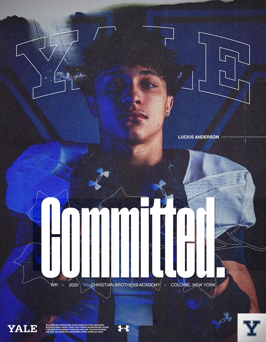 Lucius Anderson (@lucius_25) on Twitter photo #AGTG Beyond blessed to announce my commitment to Yale University!! Thank you to all who have helped along the way. <a href="/AlbanyCba/">CBA-Albany-Football</a> <a href="/maknight3/">Coach Marcus Knight</a> <a href="/CoachRenoYale/">Tony Reno</a> #AGTG Beyond blessed to announce my commitment to Yale University!! Thank you to all who have helped along the way. <a href="/AlbanyCba/">CBA-Albany-Football</a> <a href="/maknight3/">Coach Marcus Knight</a> <a href="/CoachRenoYale/">Tony Reno</a>