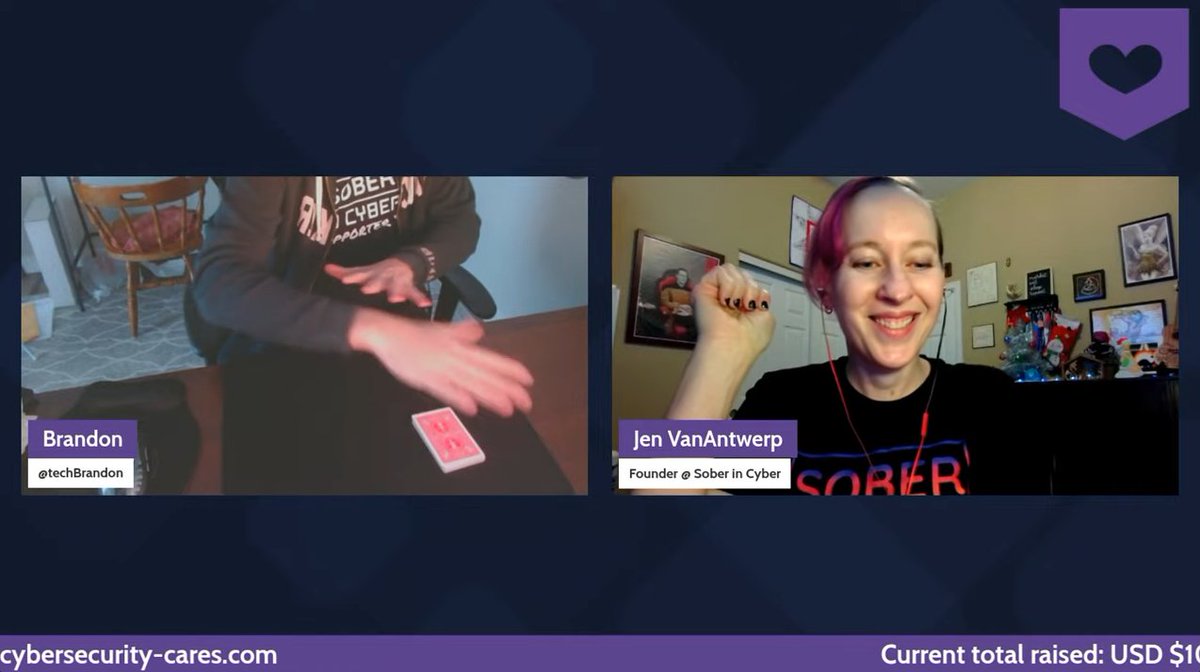 We're live with <a href="/SoberInCyber/">Sober in Cyber</a>, bringing some magic and fun to our holiday streamathon! Join us as we mix illusions with impact, all while supporting Becky's Fund's mission.

Catch the show on YouTube and LinkedIn!

YT: lc.pub/3ZNo9h0
LI: lc.pub/3VJH6jC