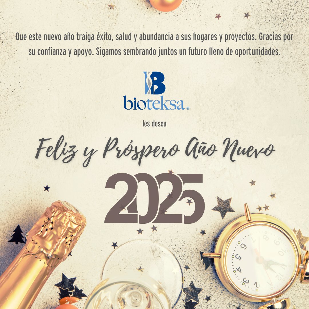 BioteksaJimenez's tweet photo. 🎉✨ ¡Feliz Año Nuevo! ✨🎉

Un nuevo año significa nuevas oportunidades, sueños por cumplir y momentos por compartir. 🌟🥂 Que este 2025 esté lleno de salud, alegría y éxito para ti y tus seres queridos.

🎇 ¡Por un año lleno de esperanza, amor y grandes logros!

#FelizAñoNuevo https://t.co/ATT1mcEMSr