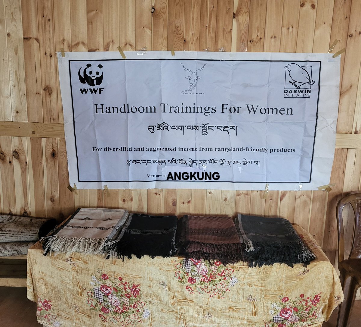 TheRealRD12's tweet photo. WWF-India celebrates the successful conclusion of Handloom Training in #Nyoma subdivision! 🌟 The final phase has begun in #Tsokar village, empowering #Changpa women with skills to boost livelihoods & promote conservation.
Thanks to all who made this possible!
#WomenEmpowerment https://t.co/GOO02VxAL5