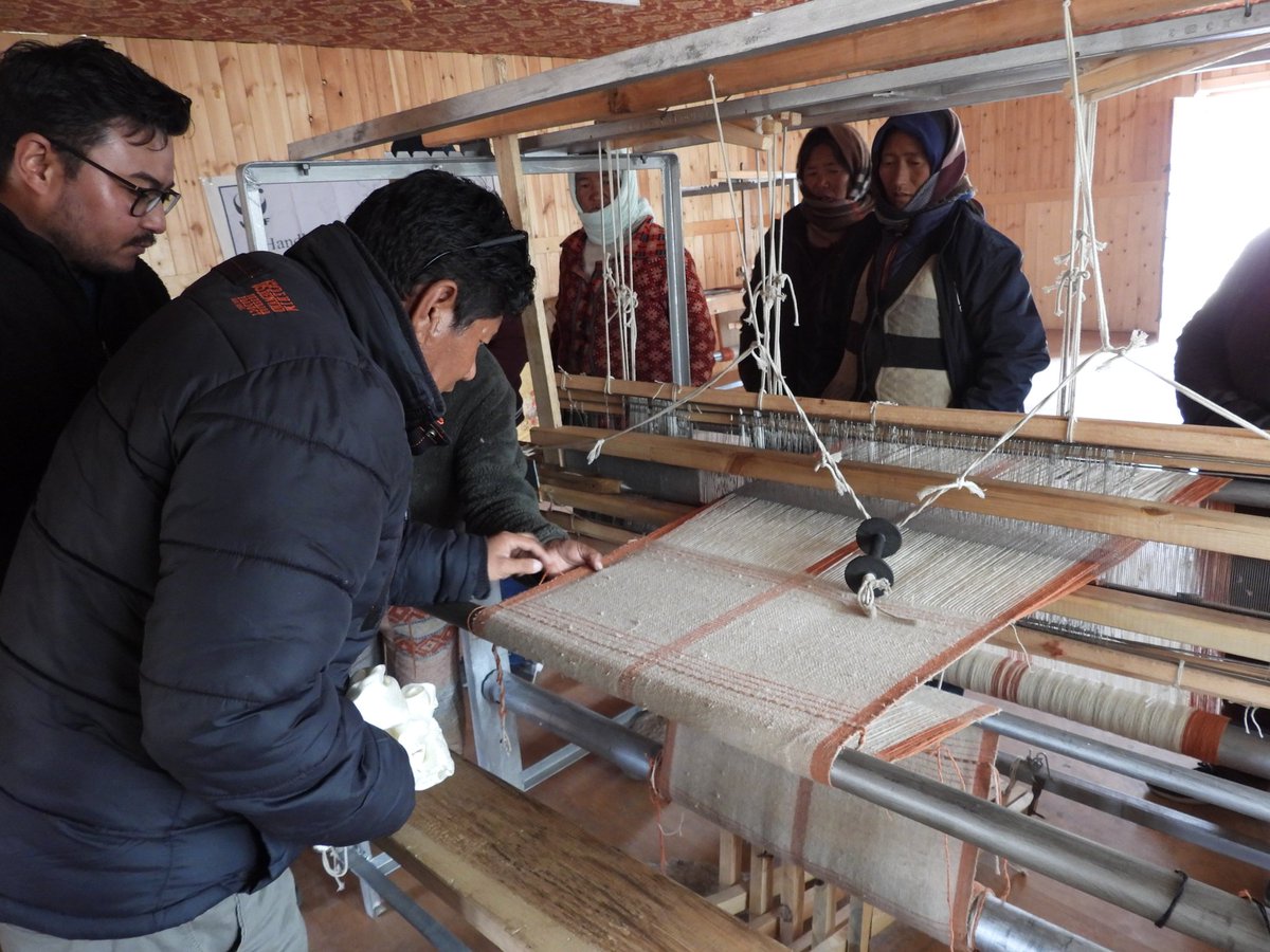 TheRealRD12's tweet photo. WWF-India celebrates the successful conclusion of Handloom Training in #Nyoma subdivision! 🌟 The final phase has begun in #Tsokar village, empowering #Changpa women with skills to boost livelihoods & promote conservation.
Thanks to all who made this possible!
#WomenEmpowerment https://t.co/GOO02VxAL5